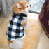Dog Sweater, Soft Fleece Vest with Leash Ring Pullover Jacket for Small Dogs, Christmas (L, Black White)