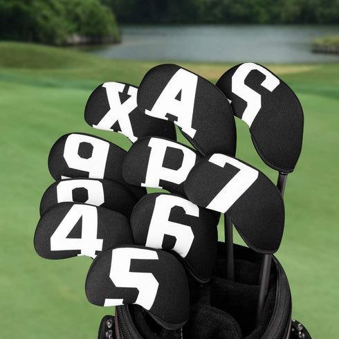 Golf Iron Covers with Colorful Number Neoprene Head Covers for Iron, Fit All Brands Golf Irons, 4/10pcs