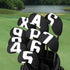 Golf Iron Covers with Colorful Number Neoprene Head Covers for Iron, Fit All Brands Golf Irons, 4/10pcs
