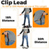 50ft Long Leash for Dogs, Heavy Duty Nylon for Training Recall/Commands at Distance, Ideal for Large & Small Breeds
