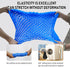 NEW-Vi Anti-Slip Kayak Seat Cushion, Double Thicken Gel Cushion for Kayaking, Pain Relief Accessories