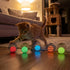 5 Jecery Pcs Cat Spring Balls Toys Stretchable Rolling Balls Colorful Playful Coils Interactive Action Toy Caged Rats
