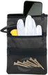 Orlimar Detachable Golf Accessory Pouch, 3 Zippered Pockets for Valuables, Clips to Golf Bag for Storage