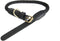 Alvalley Rope & Leather Dog Collar, Heavy-Duty Braided Collar for Training & Walking, Durable Polypropylene Rope