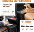 120 LBS Car Seat Extender for Large Dogs, Back Seat Extender for Dogs up to Large Dog Extender with Storage Car