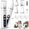 JIUWIIL Dog Clippers for Grooming, 4 in 1 Dog Grooming Kit Hair Clipper
