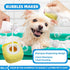 6-in-1 Bath Grooming Kit with Hair Brush, Towel & Scrubber Gloves - Slicker Brush for Shedding Dogs & Cats, Blue
