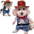 Funny Pet Cat Halloween Costume, Cool West Cowboy Uniform with Hat for Small Dogs & Cats