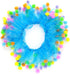 Midlee Blue Birthday Pom Pom Dog Collar (Small)