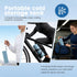PUREEASE 3-in-1 Commute, COOLING STATION Portable Kit: Insulated Stainless Steel Bottle with Reusable Ice Bag & Cooling