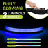 Led Glowing Dog Collars, Lighted Dog Collars for Night, Dog Glow Collar Rechargeable, Light Up Dog Collar for Small Dogs (Blue, Pack of 1, S)