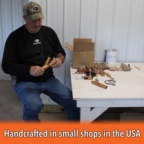 Nationwide Scents Deer Grunt Call and Rattle Bag Combo - Durable All-Weather Hunting Calls for Whitetail