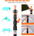 Tent Poles for Tarp, CAMULAND Telescoping Camping Gear Accessories, Adjustable Lightweight Aluminum Set with Carry Bag