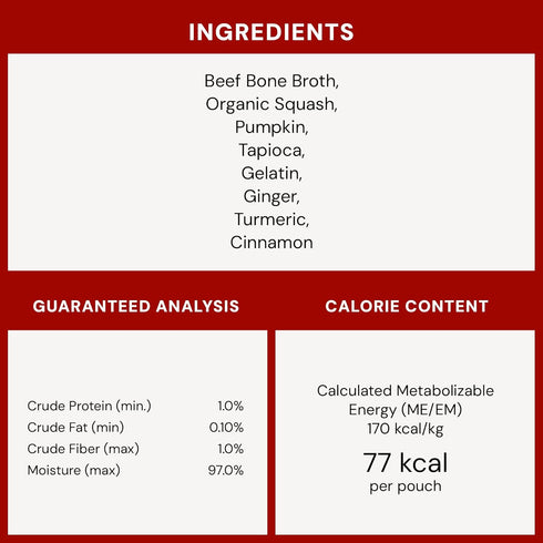 16 Oz Stella & Chewy's Human-Grade Grass-Fed Beef Bone Broth for Dogs - Joint & Gut Health Liquid Food Topper