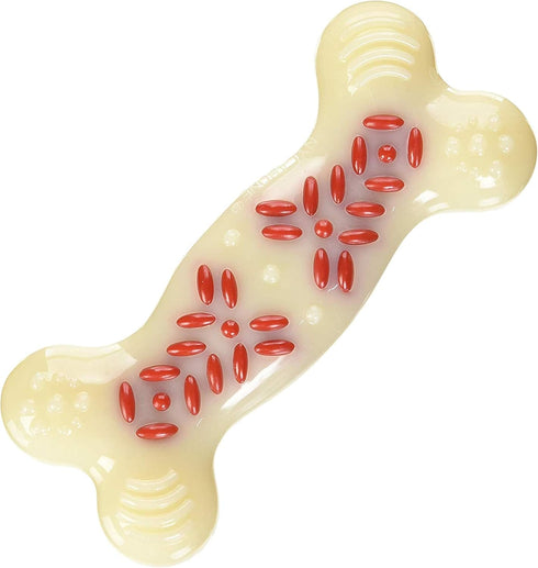 Nylabone Power Chew Action Ridges, Bacon Flavor Chew Toy for Aggressive Chewers, X-Large