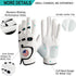 3 Pack ML 3XL Amy Sport Golf Gloves Men Left Hand Right Handed Golfer with Ball Marker Soft Leather Weathersof Grip