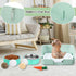Reallnaive 15 Set Pcs Rabbit Starter Kit Small Rabbit Litter Box Girls Gift Animal Grooming Kit Bunny Toys Bowl