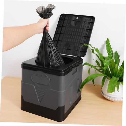 Cabilock Compact Folding Toilet for Travel - Portable Outdoor Potty