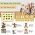 3 KADTC Cat Enrichment Toys, Ways to Play, Large Size, Track Balls & Peek-and-Play Box, Cat Puzzle Feeder Toy, Slow