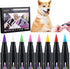 OLINGYOU Dry-8 Set Dog Nail Polish Dog Nail Polish Pens Quick Colors, Pet Nail Polish for Dogs DIY Dogs Puppy Nails