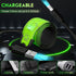 Simket LED Armband Rechargeable for Running - High Visibility Reflective Light Up Bands for Night Walking