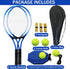 Magicorange Tennis Rackets Set for Kids, 2 Players Recreational with 4 Tennis Balls, 3 Overgrips, 1 Tennis Bag
