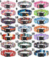 Moonpet Dog Collars for Puppy X-small Small Medium Large Dogs - Unisex Cute Design Boys Girls Dog Pet Collar Soft Adjustable Bohemia Fancy Floral Dog Collars-Purple Floral-M