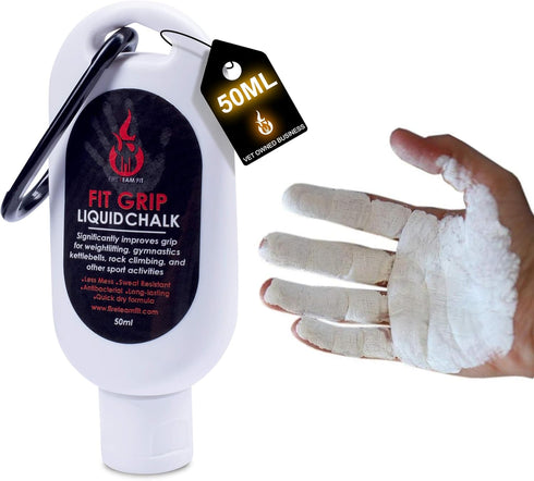 Liquid Chalk for Weight Lifting, Rock Climbing, Cross Training, & Powerlifting, Gym