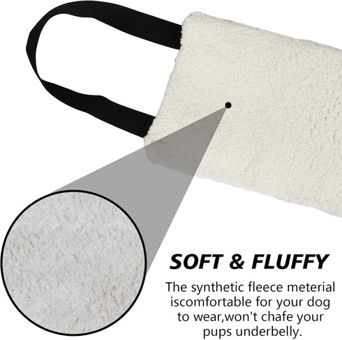 20-150lb Dog Sling for Large Dogs, Heavy Duty Portable Lift Harness, Black, Large, Hind Leg Support