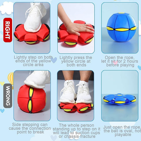 Generic 6 Magic Ball, Magic Meta Ball, Magics Bouncing Balls, Dual Form Freely Switchable, The MagicBall with Light