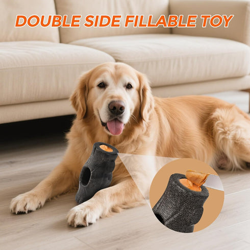 Frozen AUSCAT Dog Enrichment Toys, Dog Treat Toys to Keep Them Busy, Interactive Dog Toys for Aggressive Chewers, Stump