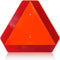 Slow Moving Vehicle Sign, Plastic DOT Triangle Signs, SMV Sign for Golf Cart Accessories, Tractor