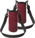 uxcell 2pcs Neoprene Water Bottle Sleeve with Strap, 12 oz Insulated Water