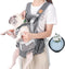 Dog Carrier Backpack - Legs Out Front Facing Carrier for Small Medium Dogs, Adjustable Hands-Free Backpack for Hiking