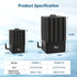 AQQA Whisper Submersible Filters for Aquarium, Medium Foam Filter for Freshwater & Saltwater (20-110 Gallon)