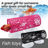 Quaziret Fish Tunnel Hollow Fish Hideout Cave Resting Tube Fish Tank Accessory Aquarium Decor for Small Fish Shrimp