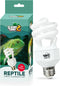 LUCKY HERP 5.0 UVA UVB Reptile Light - 15W Compact Fluorescent Lamp for Chameleons, Lizards, Tortoises, Snakes