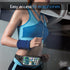 Rhino Valley Running Belt - Money Belt Phone Holder for Running, Hiking, Walking, Gym Accessories, Black Waterproof