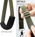 Adjustable Dog Grooming Belly Straps, No Sit Haunch Holder Grooming Restraint for Pet Bathing and Grooming (Army Green)