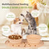 Dog Food Bowls Pet Bowls & Collapsible Dog Bowl Dog Water Bowls with No-Spill and Non-Skid, Feeder Bowls with Dog Bowl Mat for Small Medium Large Size Dogs Cats Puppy Pets