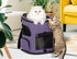 PETSFIT Dog Backpack Carrier with Upgraded Waist Protection, Ventilated Collapsible Backpack for Small Dogs/Cats