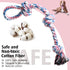 Indestructible Dog Rope Toys, Tough Chew Toys for Aggressive Chewers, Dental Cleaning Tug of War Toy