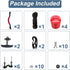 Kayak Carry Handles, Accessory Kit with Scupper Plug, T-Handle, 8 Feet Bungee Cord, Rivet Pad Eyes
