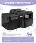25 Lbs,TSA Bag(Black,20 inch 13 inch 13 inch) MIDOG Cat Carrier Soft for Small to Medium-Sized Cats,Up to Airline
