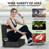 MEDIFOAM Stadium Seats for Bleachers with Back Support Extra Wide Memory Foam Bleacher Chair with Cushion, Cup Holder