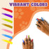 Avont Dog Nail Polish Pen, 7 Colors Quick Dry Pet Nail Polish for Dogs, Safe for Small Dogs and Cats