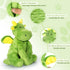 Squeaky Plush Dog Toy with Crinkle Paper, Durable Chew Toys for Small, Medium, and Large Dogs