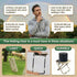 4 270Lbs 3s Setup, 600D 5000 COMELY Camping Stool Folding Chair: All-Terrain Pocket Stool, Anti-Sink Feet Stability