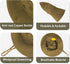 Sun Hats for Men and Women, Bucket Hat with UPF 50+ UV Protection, Boonie Hat for Safari, Fishing, Hiking, Garden, Beach