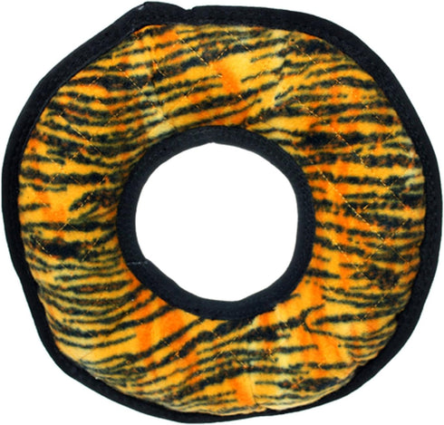 TUFFY MEGA Ring - World's Tuffest Soft Dog Toy - Squeakers, Multiple Layers, Durable, Strong & Tough, Machine Washable